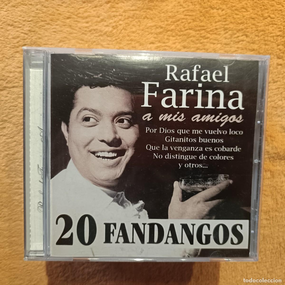 CD de M&uacute;sica: Rafael Farina a mis amigos - 20 Fandangos - CD.