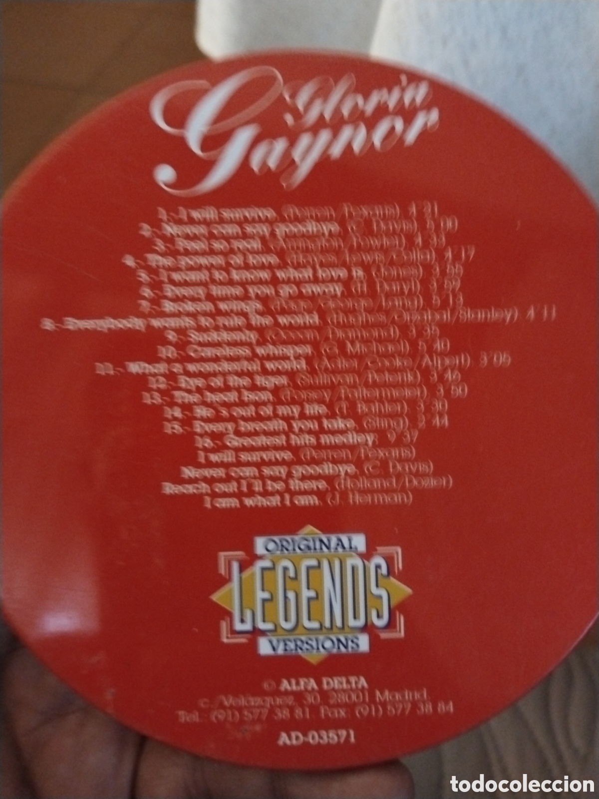 CDs de m&uacute;sica: Gloria Gaynor original version - Foto 2