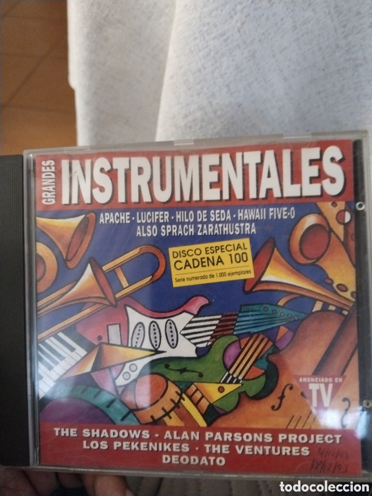 CDs de m&uacute;sica: Grandes instrumentales disco especial cadena 100 numerado