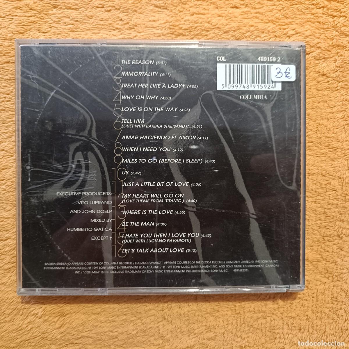 CDs de m&uacute;sica: Celine Dion - Let&acute;s talk about love - CD. - Foto 2