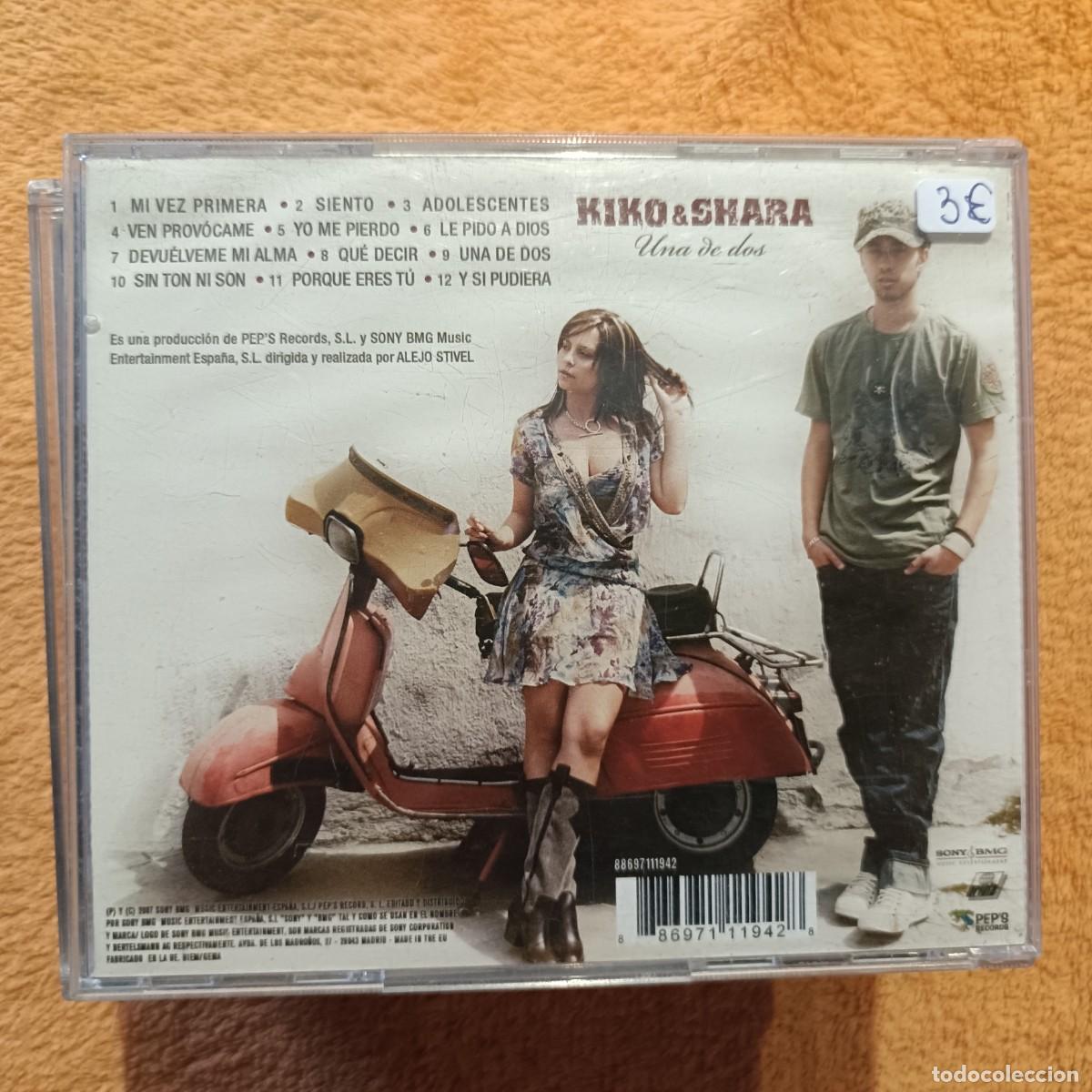 CDs de m&uacute;sica: Kiko y Shara - Una de dos - CD. - Foto 2