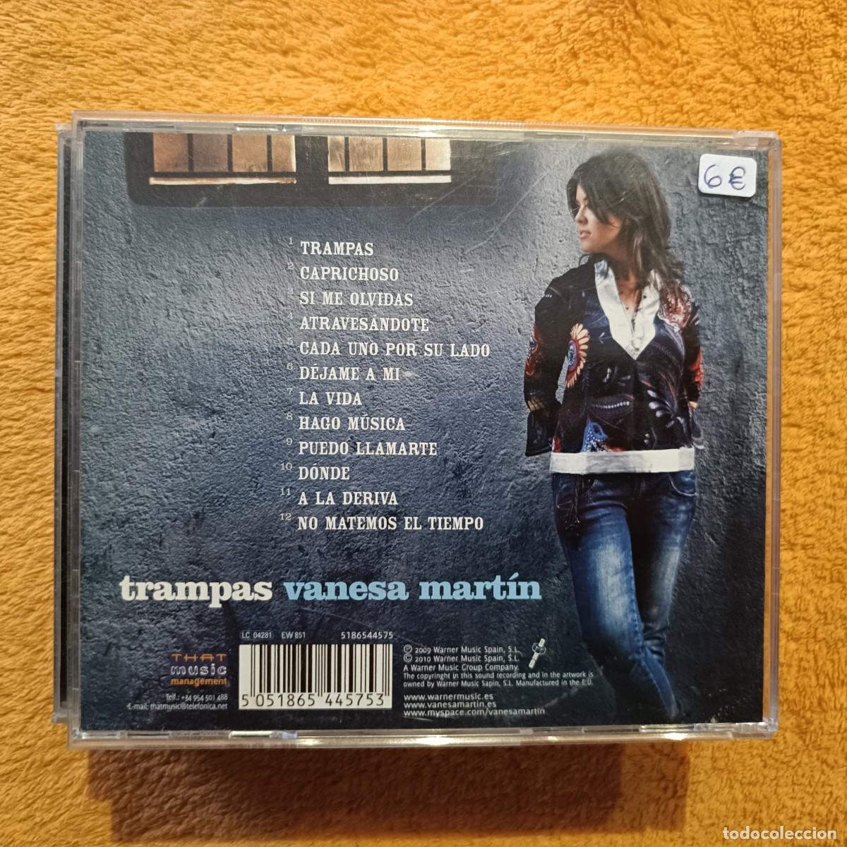 CDs de m&uacute;sica: Vanesa Mart&iacute;n - Trampas - CD. - Foto 2