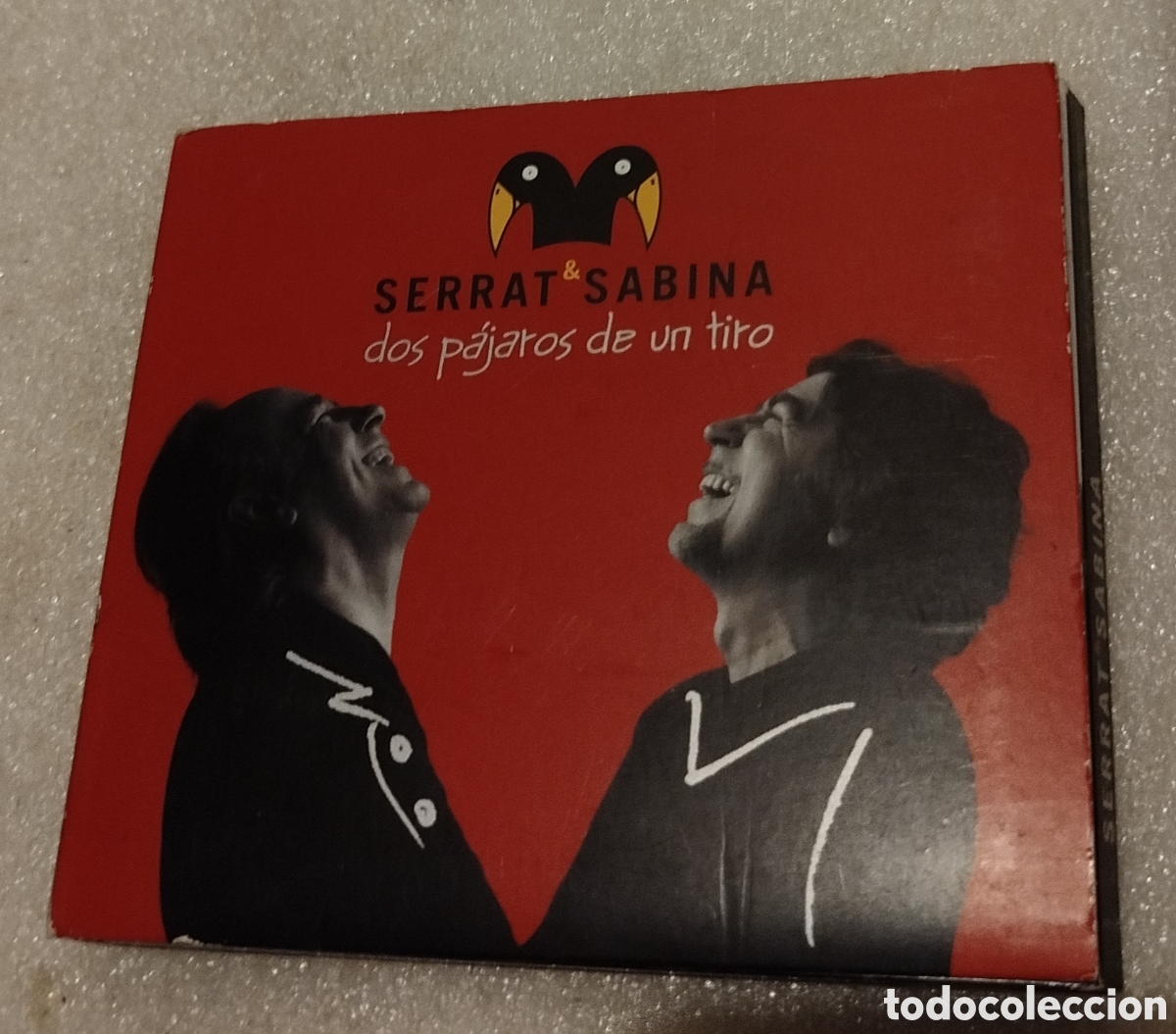 CDs de m&uacute;sica: Serrat y Sabina - Dos p&aacute;jaros de un tiro. CD + Dvd