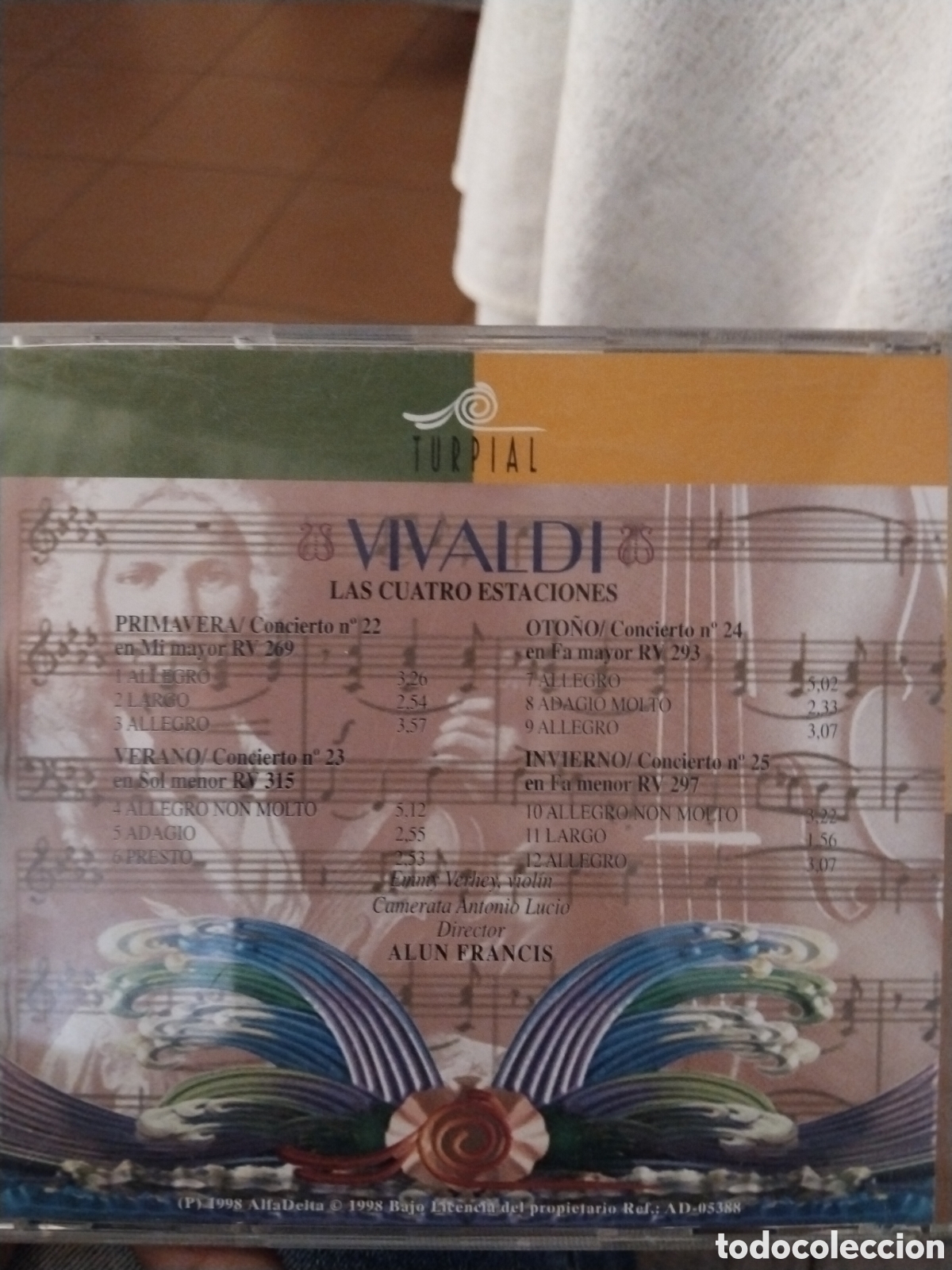 CDs de m&uacute;sica: Vivaldi Las cuatro estaciones - Foto 2