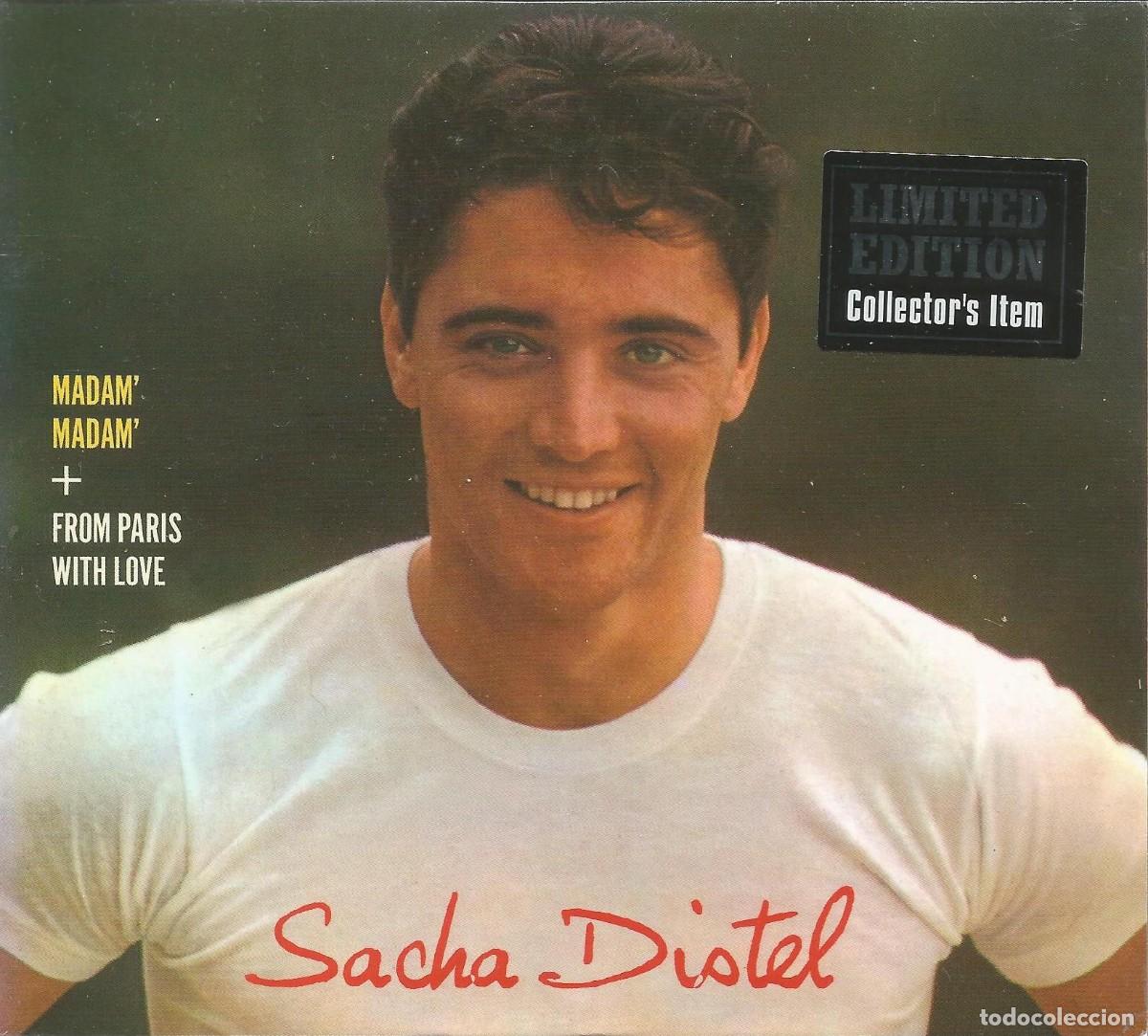 CDs de m&uacute;sica: CD Sacha Distel &ndash; Madam' Madam' [aka No. 3] + From Paris With Love + 4 Temas extra - Chanson - Nuevo