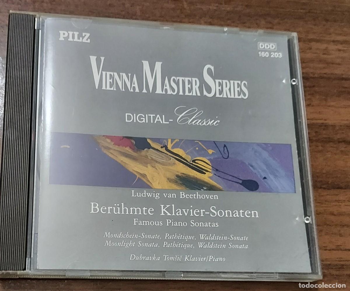 CDs de m&uacute;sica: LUDWIG VAN BEETHOVEN - SONATA MOONLIGHT - PATH&Eacute;TIQUE - WALDSTEIN - CD ALBUM VIENA MASTER