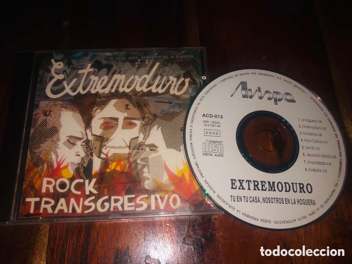 CDs de m&uacute;sica: EXTREMODURO - T&uacute; en tu casa, nosotros en la Hoguera CD (Avispa, 1994) Robe. Rock Transgresivo