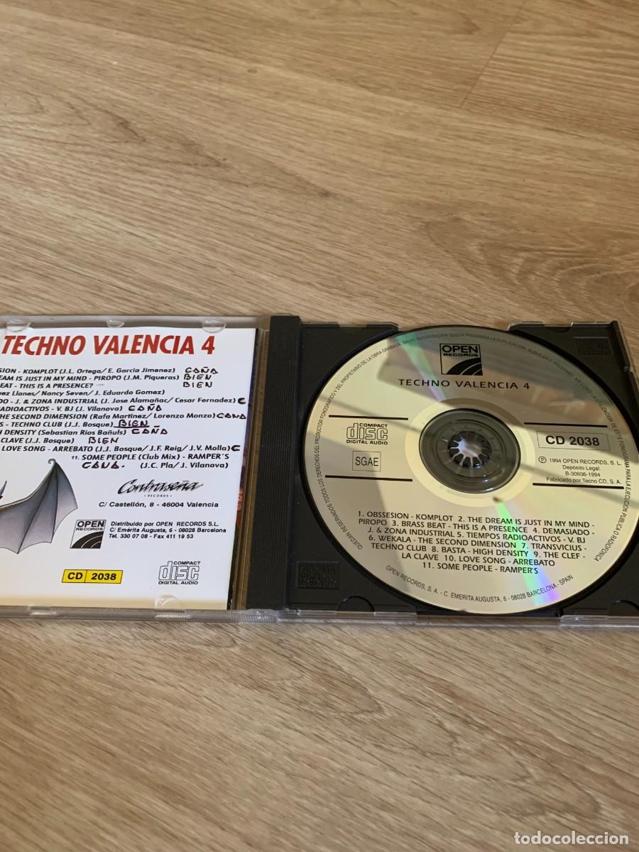 CDs de m&uacute;sica: CD. TECHNO VALENCIA 4. BUENA CONSERVACION - Foto 2