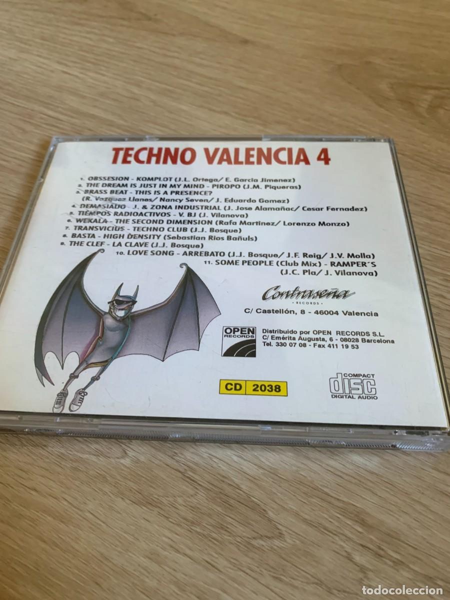 CDs de m&uacute;sica: CD. TECHNO VALENCIA 4. BUENA CONSERVACION - Foto 3