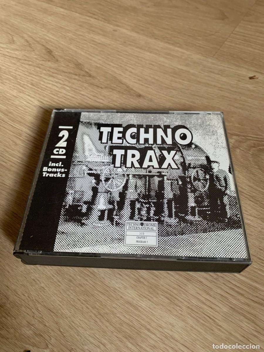 CDs de m&uacute;sica: DOBLE CD. TECHNO TRAX. A&Ntilde;O 1991. BUENA CONSERVACION