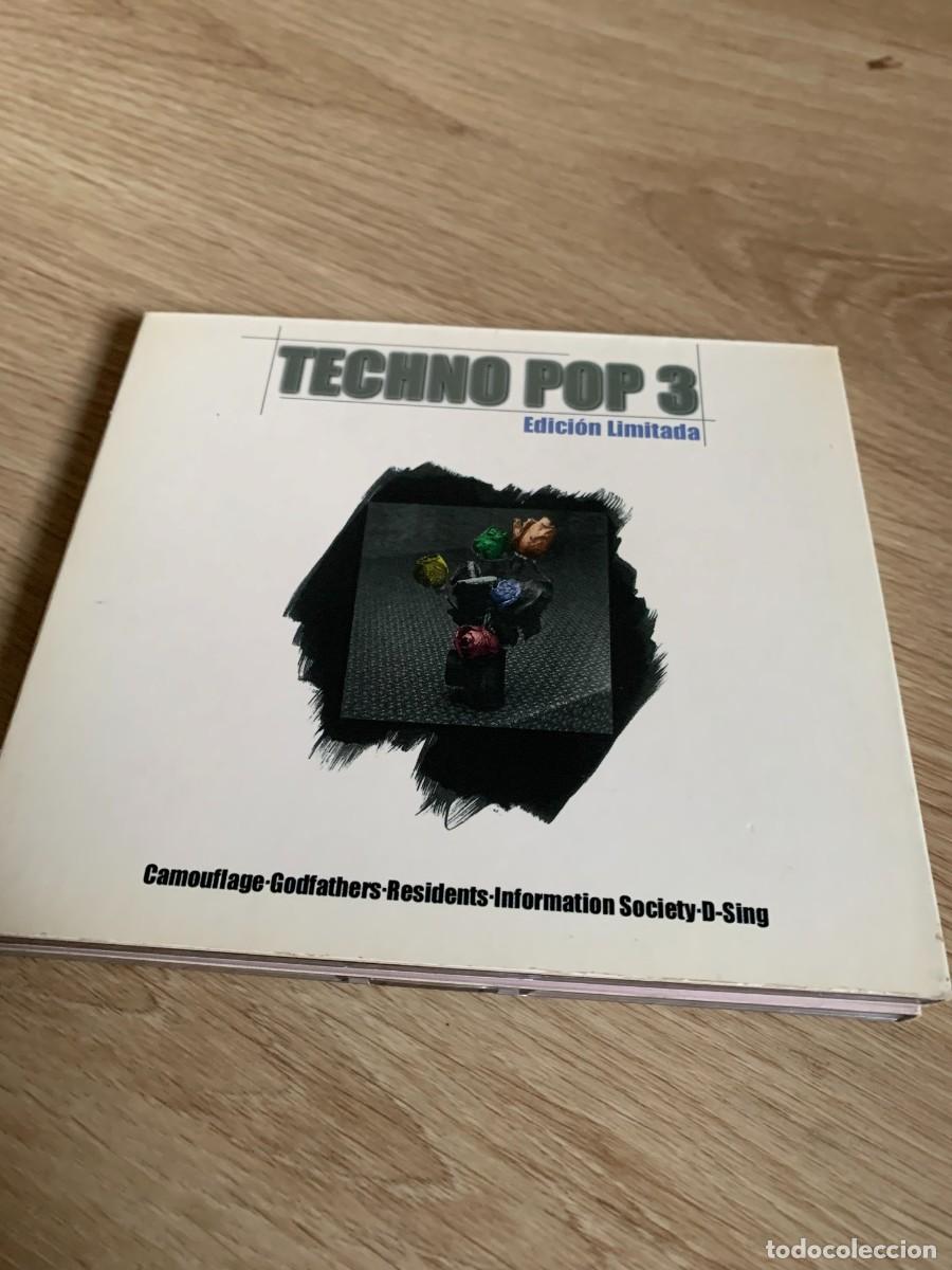 CDs de m&uacute;sica: DIGIPACK DOBLE CD. TECHNO POP III-3. BUENA CONSERVACION