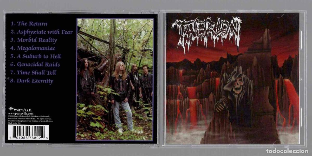 CDs de m&uacute;sica: CD THERION OF DARKNESS. PEACEVILLE 1991