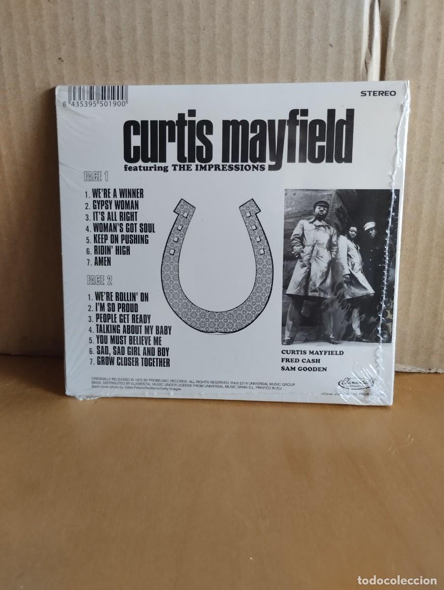 CDs de m&uacute;sica: CURTIS MAYFIELD ----- FEATURING THE IMPRESSIONS - Foto 2