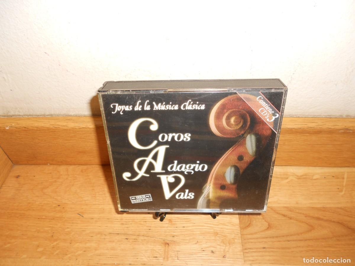 CDs de m&uacute;sica: JOYAS de la MUSICA CLASICA : COROS ADAGIO y VALS - 3 CDs - 1&euro;y+