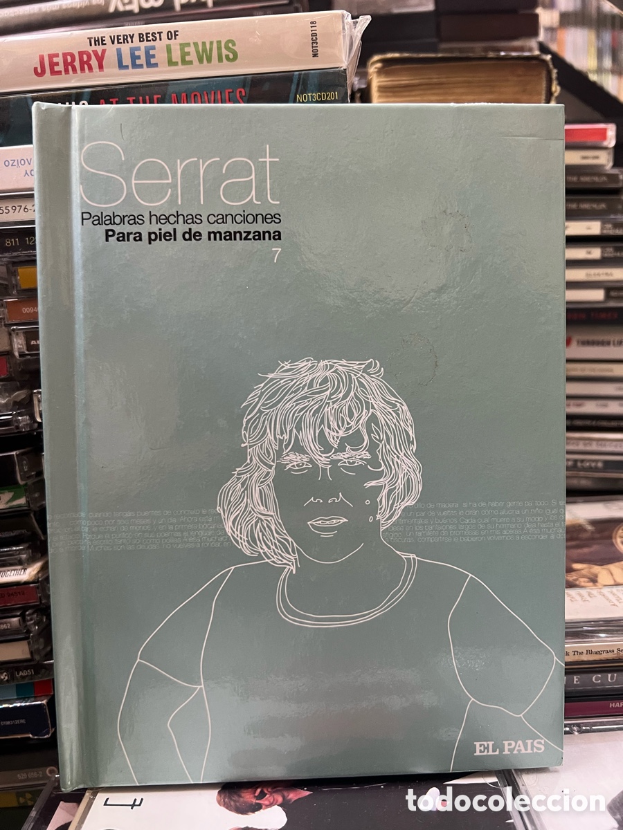 CDs de m&uacute;sica: CD libro Serrat Palabras hechas canciones Para piel de manzana 7