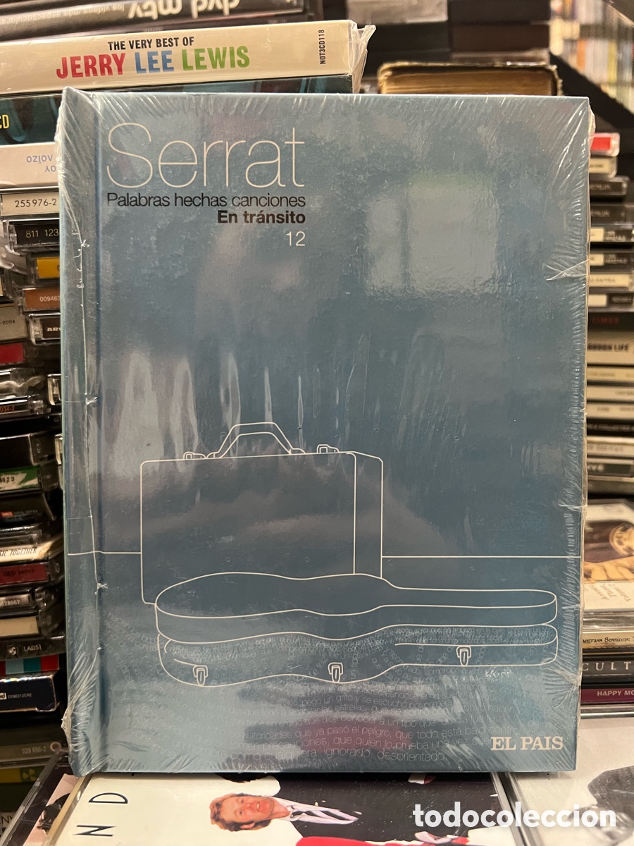 CDs de m&uacute;sica: CD libro Serrat Palabras hechas canciones En tr&aacute;nsito 12