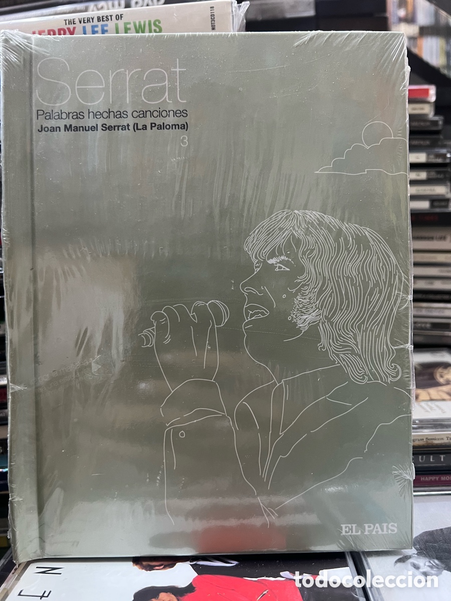CDs de m&uacute;sica: CD libro Serrat Palabras hechas canciones La paloma 3