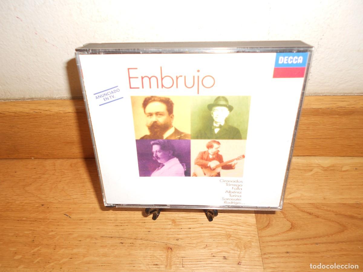CDs de m&uacute;sica: EMBRUJO ( GRANADOS / FALLA / ALBENIZ / RODRIGO / etc .... ) - DECCA - 2 CDs - 1&euro;y+