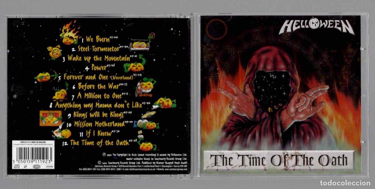 CDs de m&uacute;sica: CD HELLOWEEN THE TIME OF THE OATH. SANCTUARY RECORDS 2001