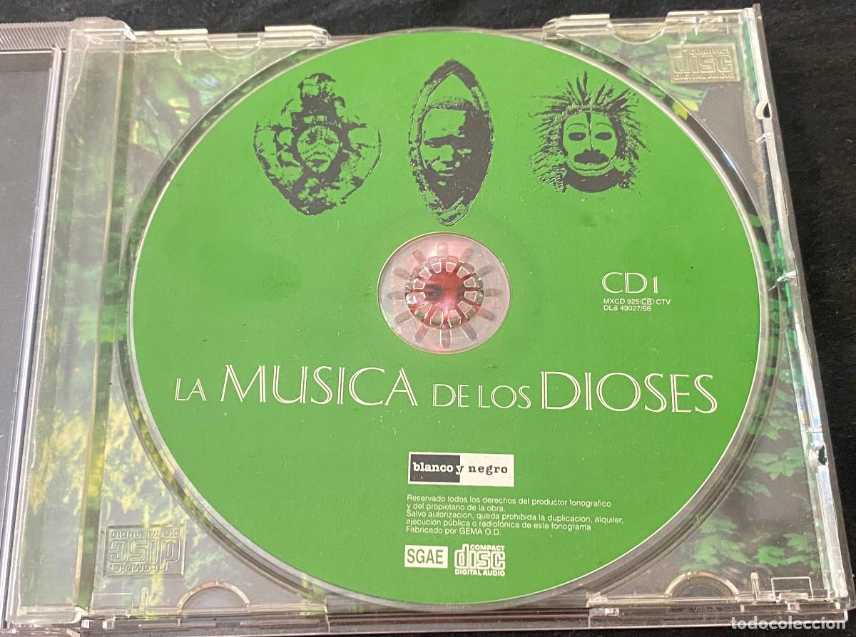 Music CDs: 'La M&uacute;sica de los Dioses - CD1'. Varios. New age con Word music. 17 temas. 1998. Sin car&aacute;tula.