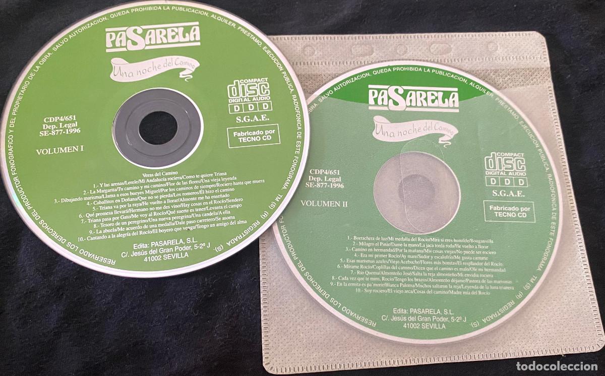 CDs de m&uacute;sica: 'Una noche del Camino - En la Aldea'. M&uacute;sica rociera. 2 CDs. 20 temas. 1998. En funda de pl&aacute;stico.