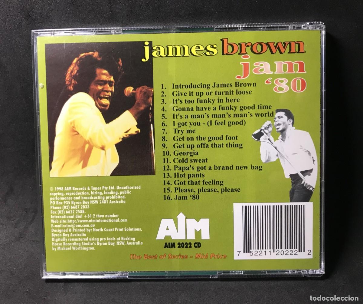 CDs de m&uacute;sica: James Brown Jam 80 - CD - AIM - Foto 2