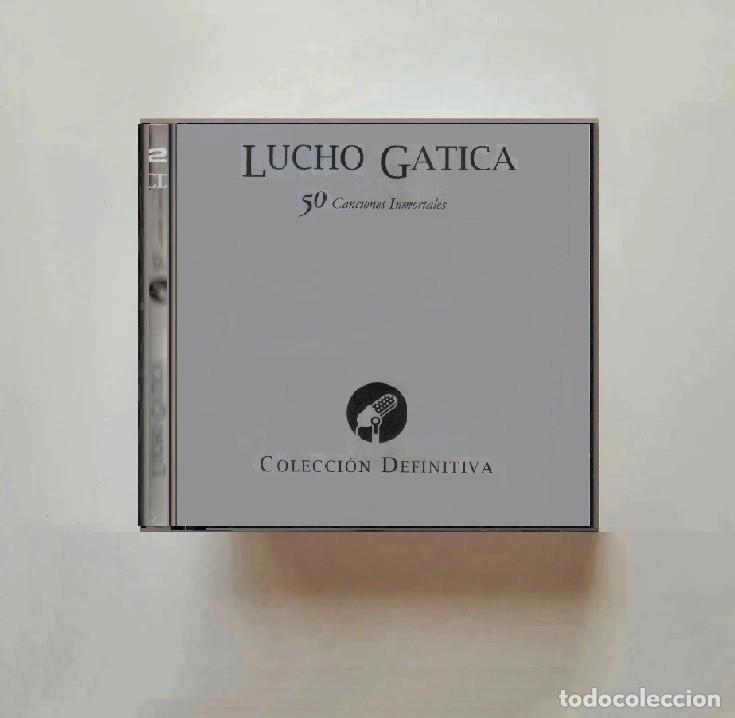 CDs de m&uacute;sica: [DOBLE CD]. LUCHO GATICA. 50 CANCIONES INOLVIDABLES. COLECCION DEFINITIVA. RECOPILATORIO.