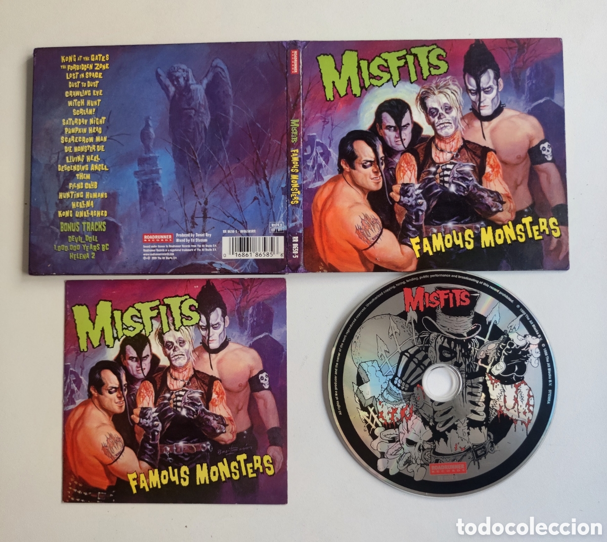 CDs de m&uacute;sica: DIGIPACK - MISFITS / FAMOUS MONSTERS - 1999 ROADRUNNER RECORDS / INSERT CON LETRAS
