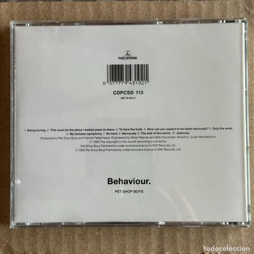 CDs de m&uacute;sica: Pet Shop Boys &rdquo;Behaviour&rdquo; CD - Foto 2
