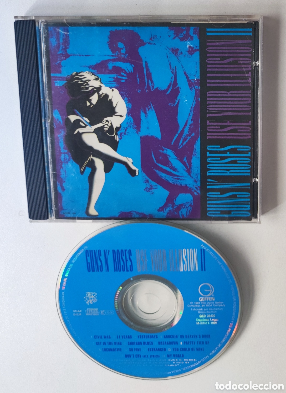CDs de m&uacute;sica: CD 1991 - GUNS N' ROSES / USE YOUR ILLUSION II - GEFFEN RECORDS 1991