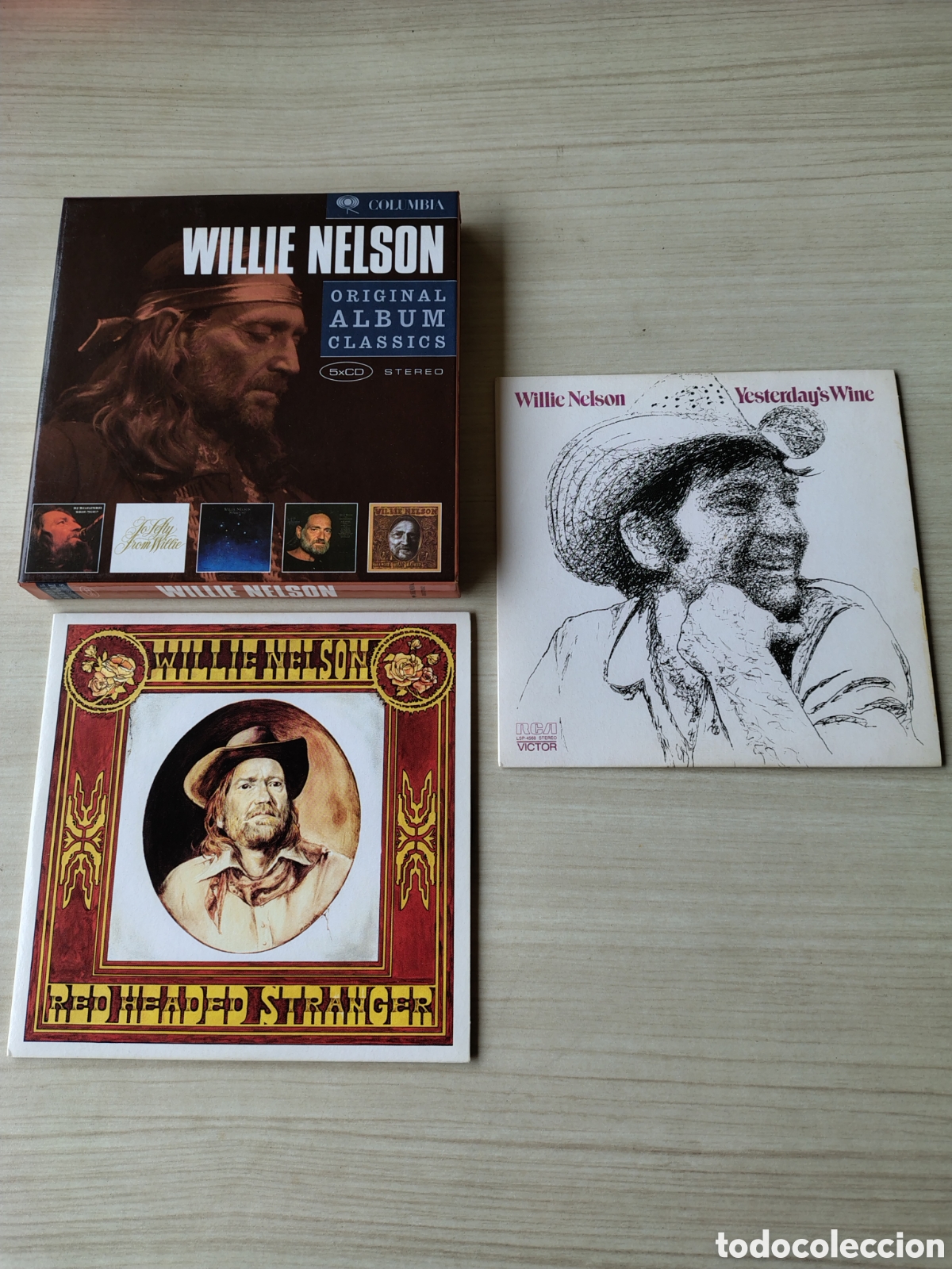 CDs de m&uacute;sica: WILLIE NELSON Original Album CLASSICS 5CD BOX+ 2 CDs M&aacute;s 1971 - 1983 COLUMBIA 2008 VINYL REPLICA