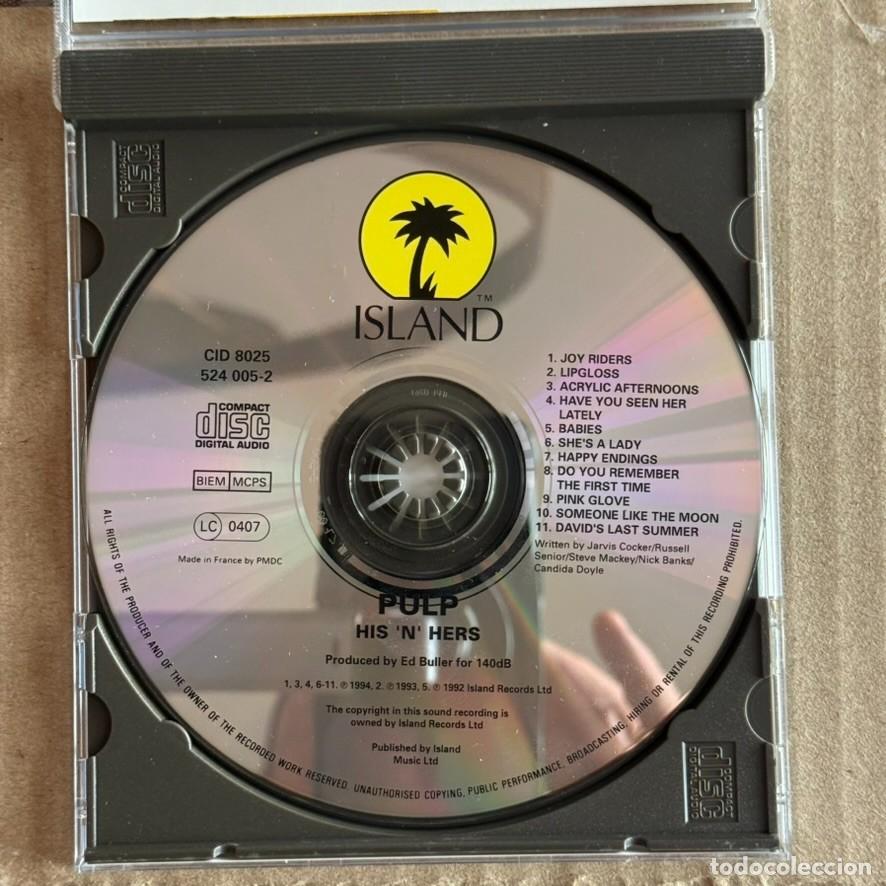 CDs de m&uacute;sica: Pulp &rdquo;His n Hers&rdquo; CD Ed 1994 - Foto 3