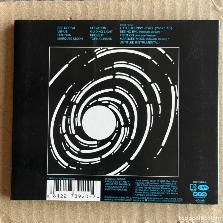 CDs de m&uacute;sica: Television &rdquo;Marquee Moon&rdquo; CD - Foto 2