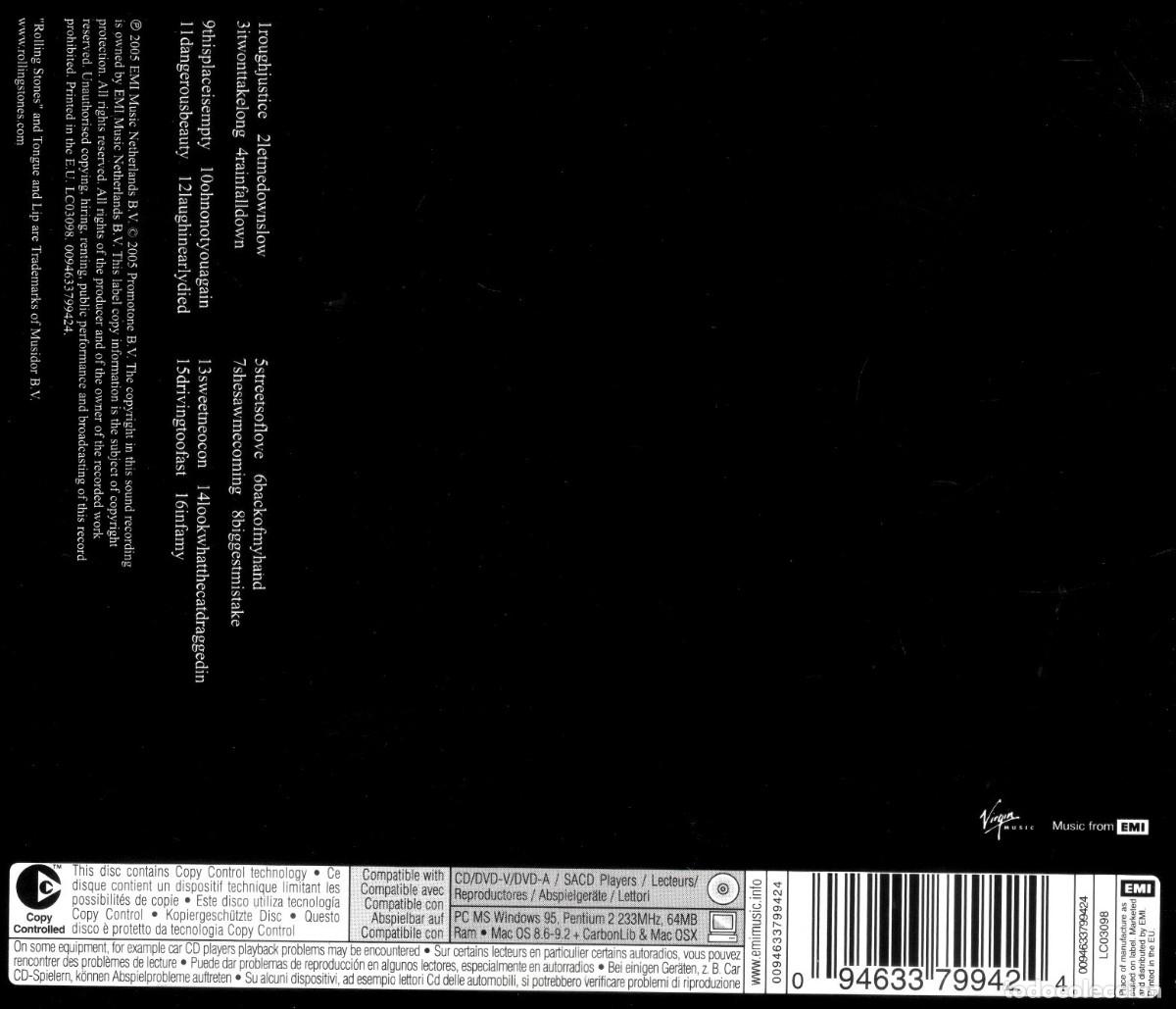 CDs de m&uacute;sica: THE ROLLING STONES. A BIGGER BANG. CD. - Foto 2
