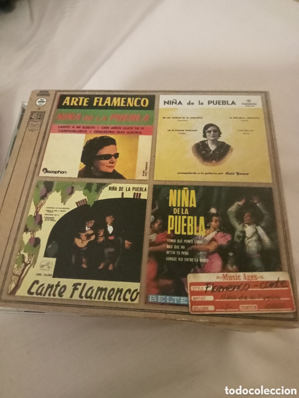 CDs de m&uacute;sica: Arte flamenco Ni&ntilde;a de la Puebla