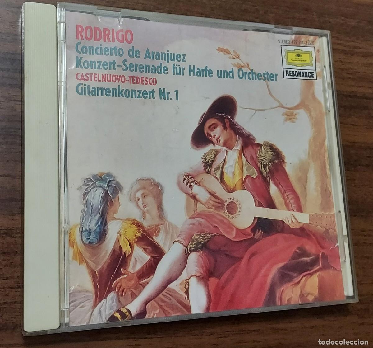 CDs de m&uacute;sica: JOAQUIN RODRIGO - CONCIERTO DE ARANJUEZ - CONCIERTO SERENATA PARA ARPA ... CD DEUTSCHE GRAMMOPHON