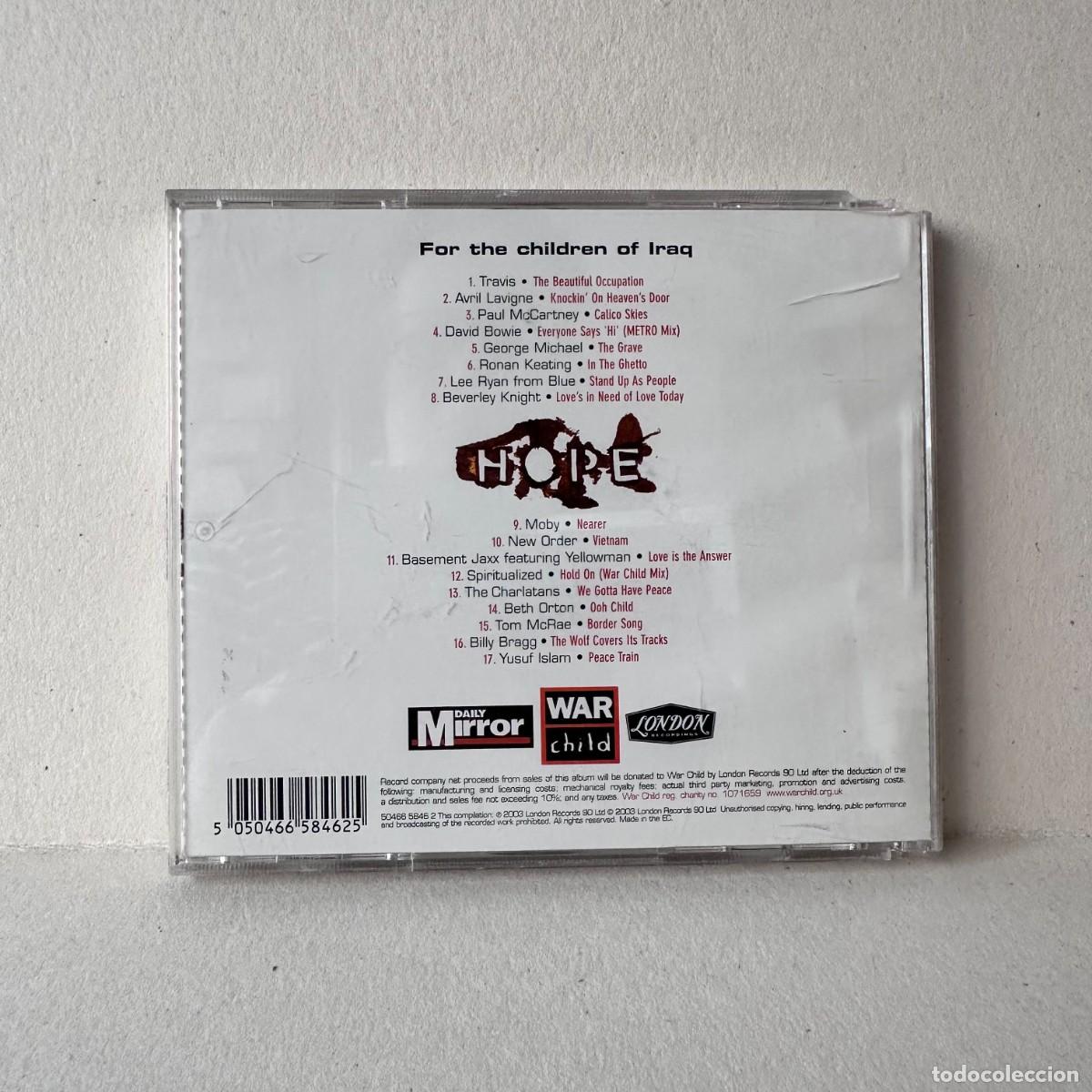 CDs de m&uacute;sica: Various - War Child - Hope (CD) - Foto 2