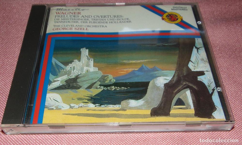CDs de m&uacute;sica: WAGNER - PRELUDIOS Y OBERTURAS - CLEVELAND ORCHESTRA - GEORGE SZELL - CD ALBUM CBS MASTERWORKS