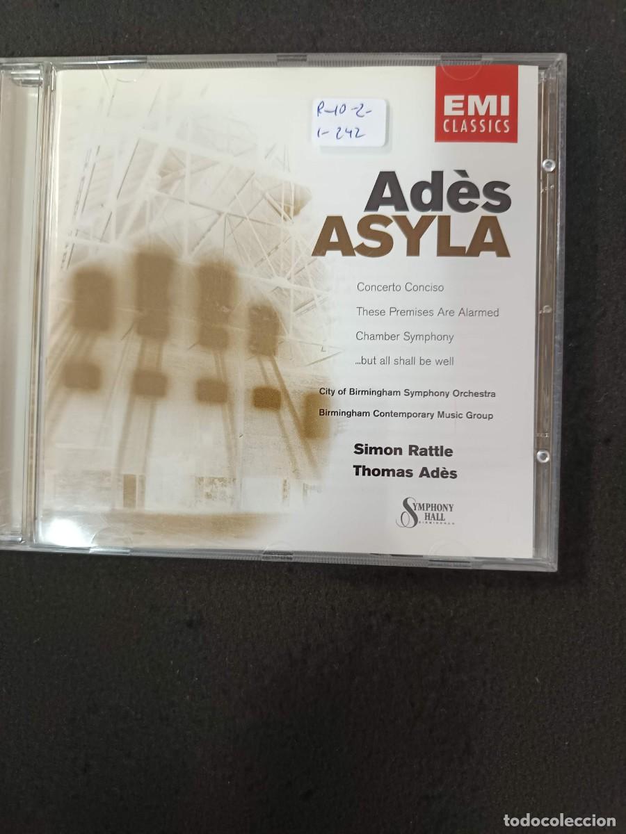 CDs de m&uacute;sica: AD&Egrave;S ASYLA. DIR: SIR SIMON RATTLE / THOM&Aacute;S AD&Egrave;S. PIANO: THOM&Aacute;S AD&Egrave;S. CITY OF BIRGMIONGHAM SYMPHONY O