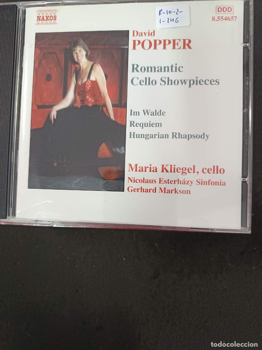 CDs de m&uacute;sica: POPPER: ROMANTIC CELLO SHOWPIECES. CELLO: MARIA KLIEGEL. DIR: GERHARD MARKSON. NICOLAUS ESTERH&Aacute;ZY SI