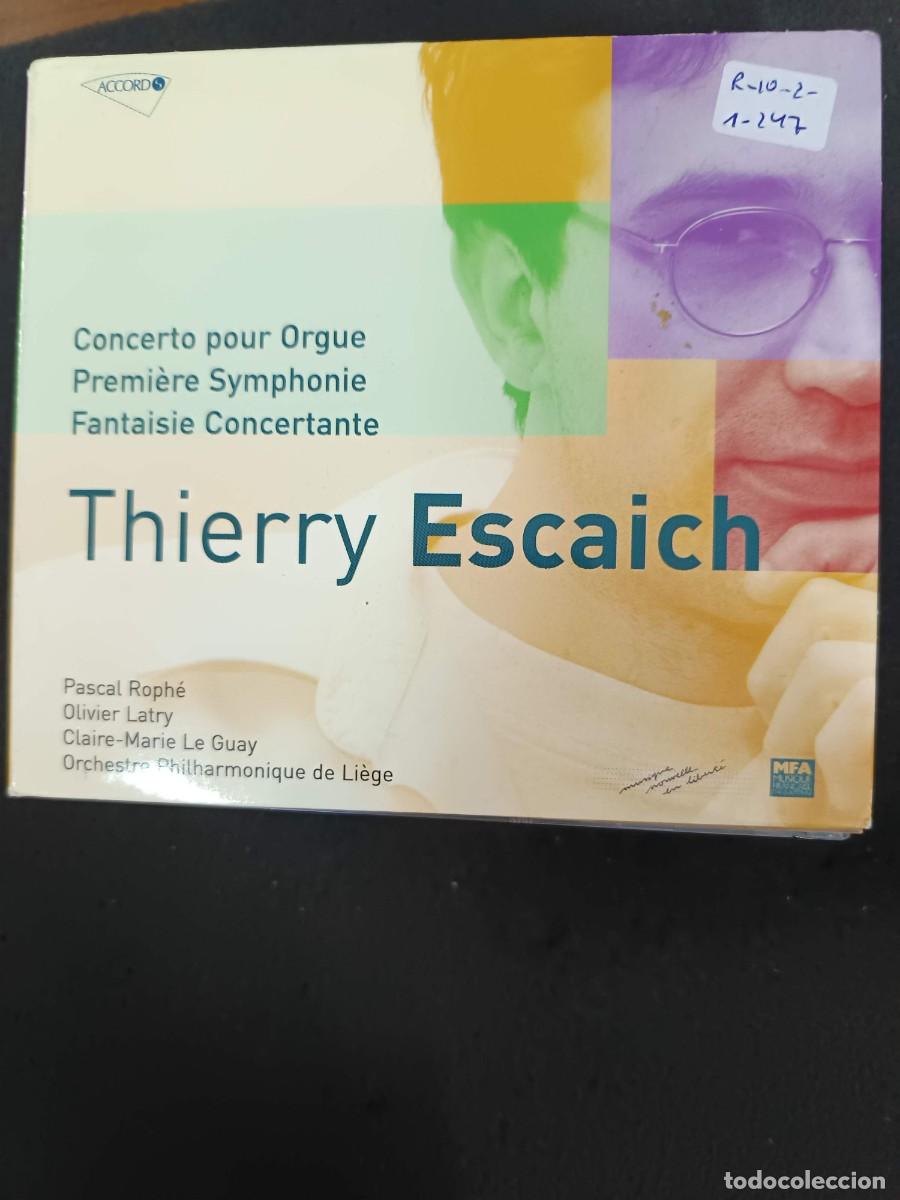 CDs de m&uacute;sica: THIERRY ESCAICH: CONCERTO POUR ORGUE / PREMI&Egrave;RE SYMPHONIE / FANTAISIE CONCERTANTE. DIR: PASCAL ROPH