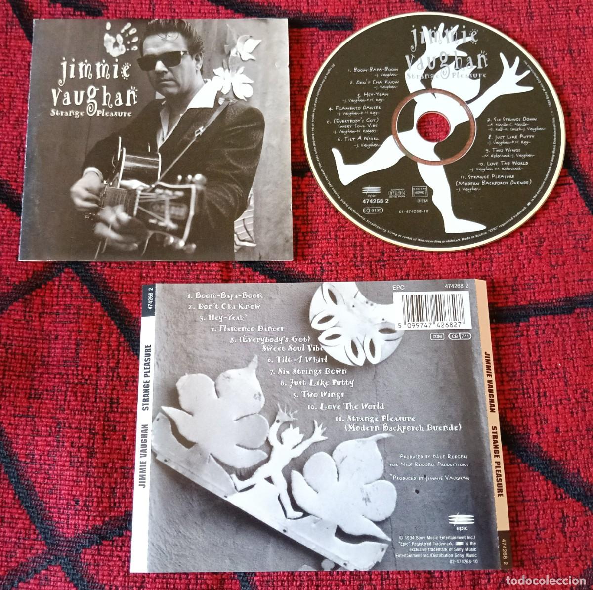 CDs de m&uacute;sica: JIMMIE VAUGHAN ** Strange Pleasure ** CD 1994