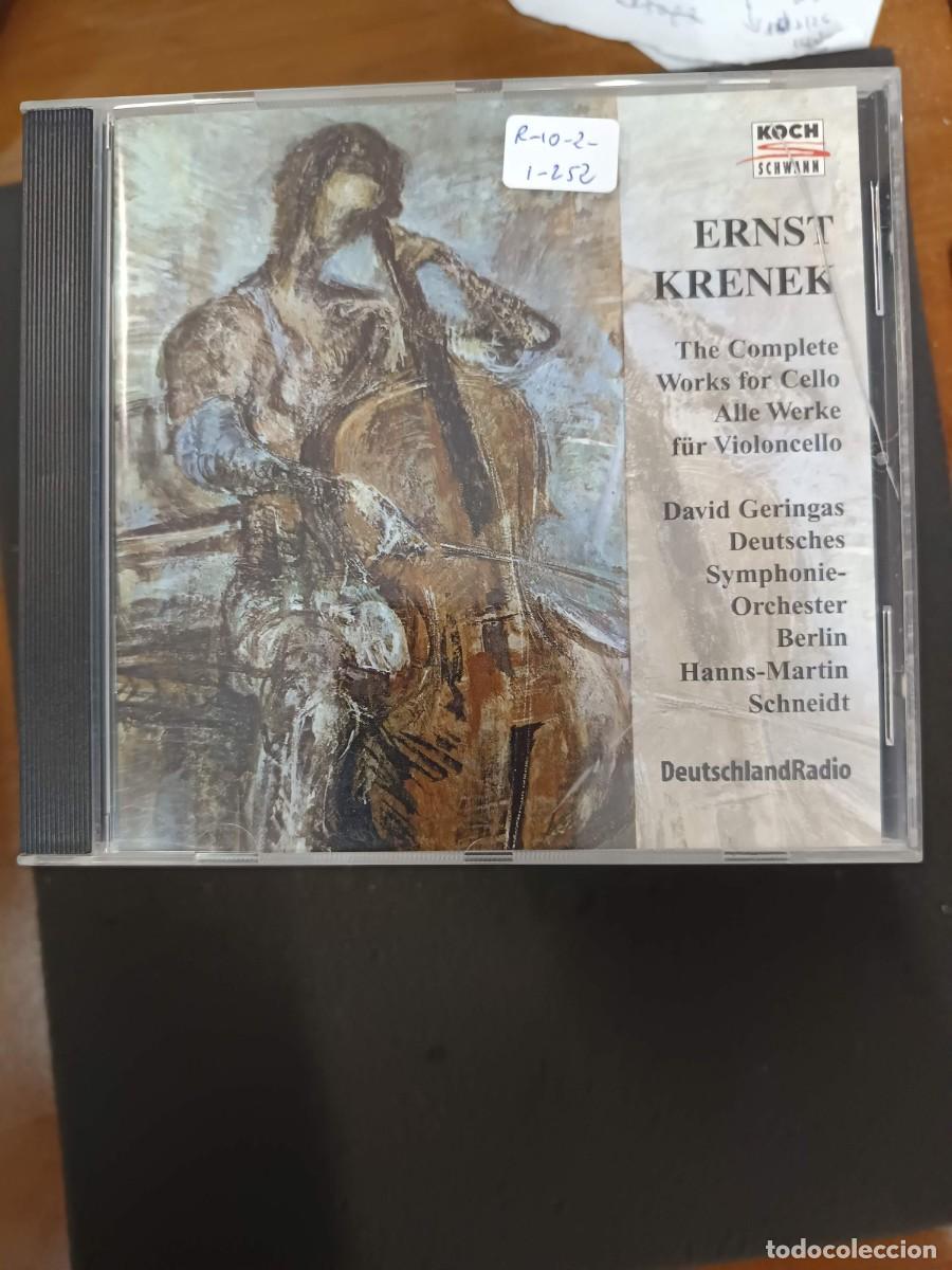 CDs de m&uacute;sica: ERNST KRENEK: THE COMPLETE WORKS FOR CELLO. ALLE WERKE F&Uuml;R VIOLONCELLO. DIR: HANNS-MARTIN SCHNEIDT