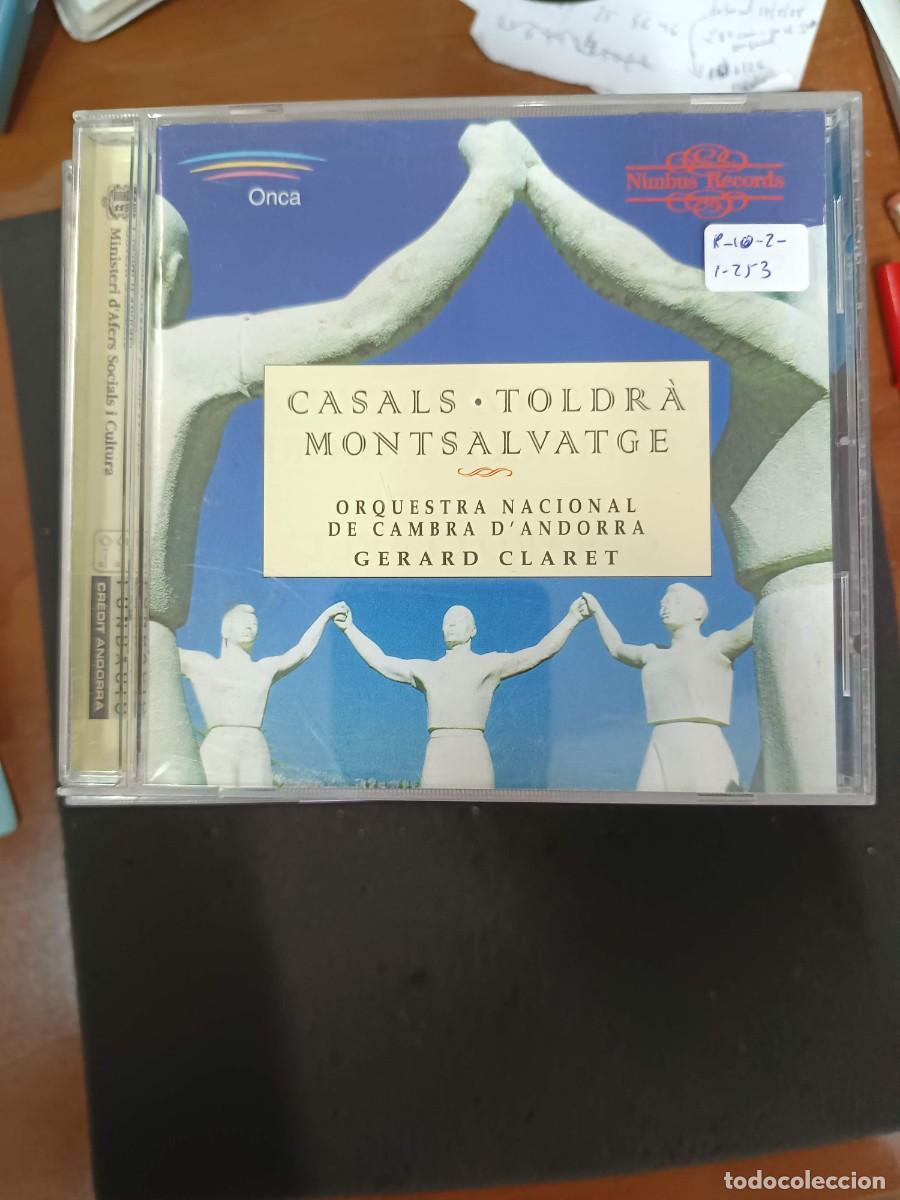 CDs de m&uacute;sica: CASALS, TOLDR&Aacute;, MONTSALVATGE. DIR Y CONCERTINO: GERARD CLARET. ORQUESTA NACIONAL DE CAMBRA D'ANDORRA