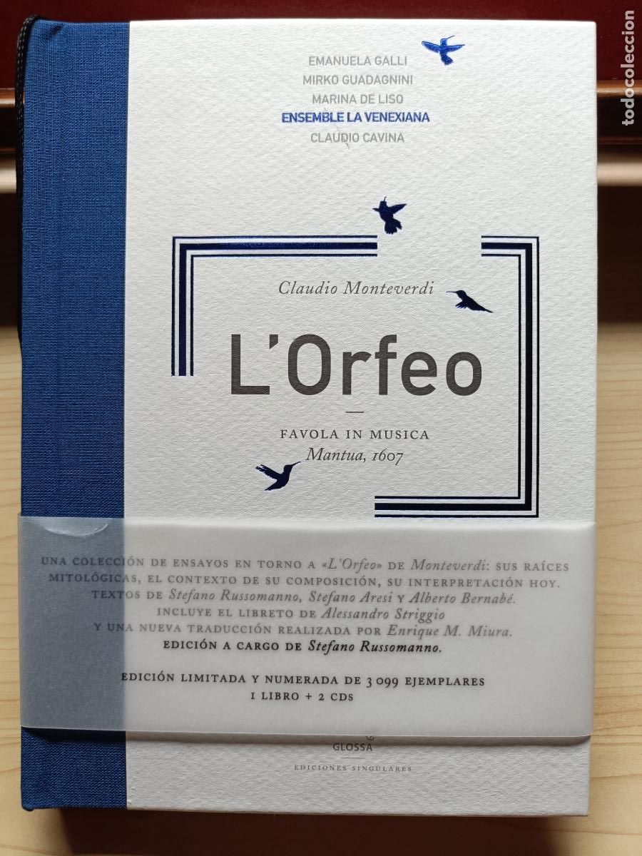 CDs de m&uacute;sica: L&acute;Orfeo. Claudio Monteverdi. Glossa Ediciones Singulares. - Foto 2