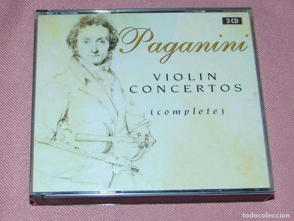 CDs de m&uacute;sica: NICOLO PAGANINI - VIOLIN CONCERTOS (COMPLETE) - 3 CD SET BRILLIANT CLASSICS -
