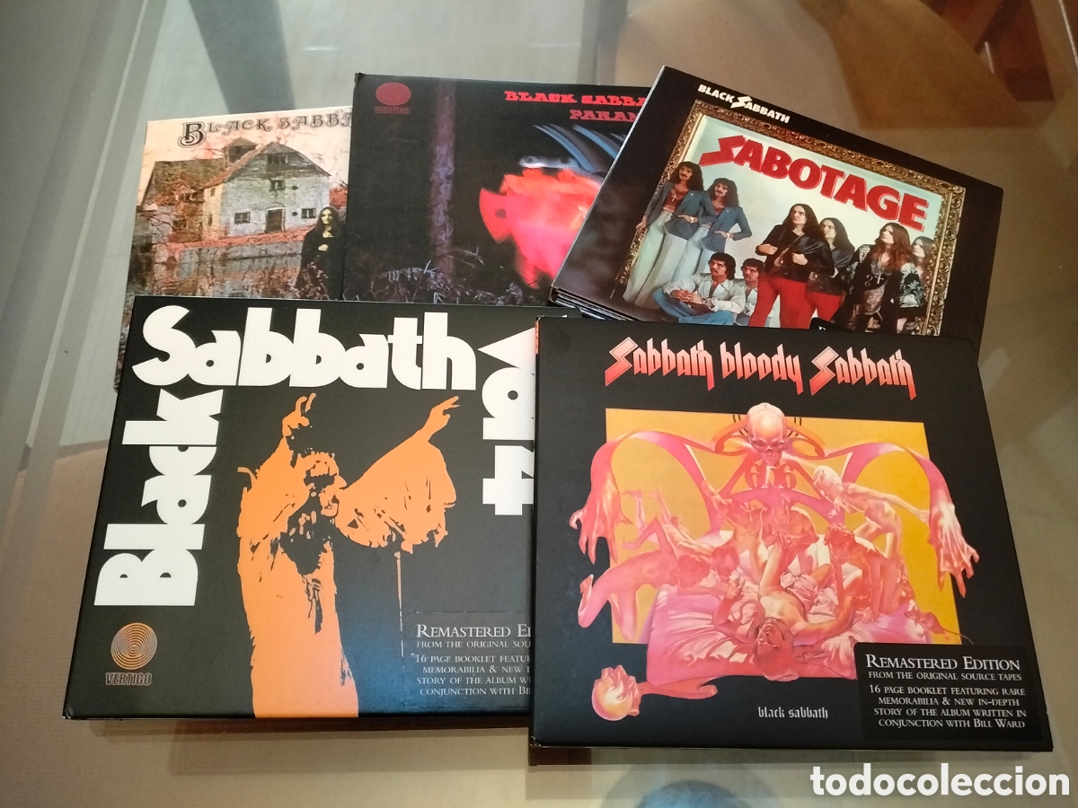 CDs de m&uacute;sica: Black Sabbath Remasters 5CD Ozzy Osbourne