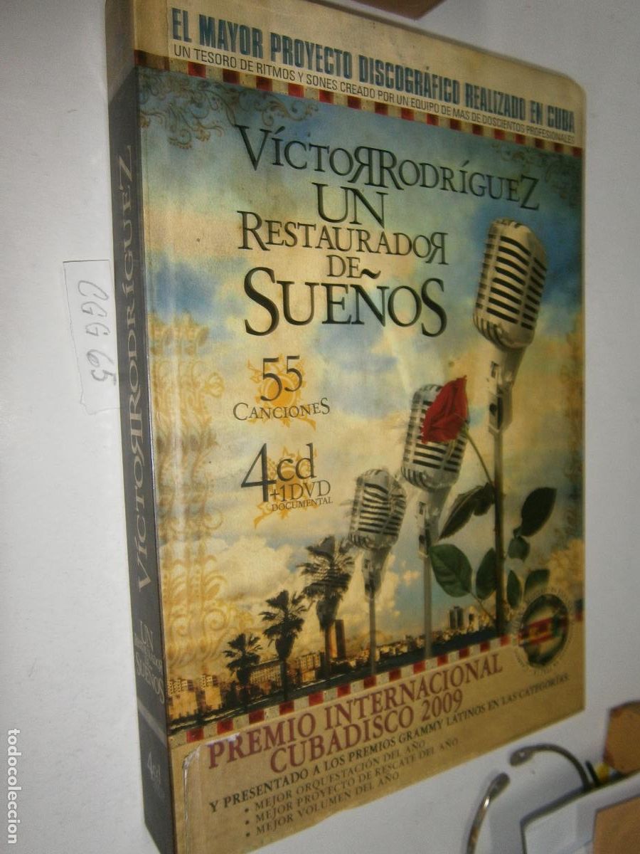 CDs de m&uacute;sica: VICTOR RODRIGUEZ UN RESTAURADOR DE SUE&Ntilde;OS - LIBRO 4 CDS + 1 DVD DOCUMENTAL - CUBA -CANARIAS