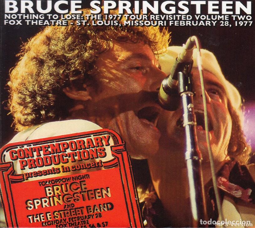 CDs de m&uacute;sica: BRUCE SPRINGSTEEN. NOTHING TO LOSE. ST. LOUIS 1977. 2 CD.