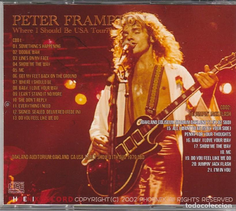 CDs de m&uacute;sica: 2 CDs - Peter FRAMPTON - Live Oakland 1979 - Foto 2